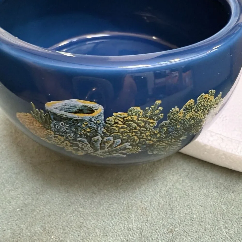 Vintage Blue Hawaii Music trinket Box Tropical Wonderland Danbury Mint 1993 NIB